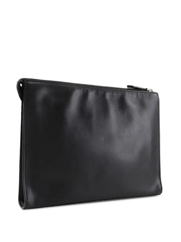 Fendi Pre-Owned 2010-2026 レザー モンスター クラッチバッグ 
