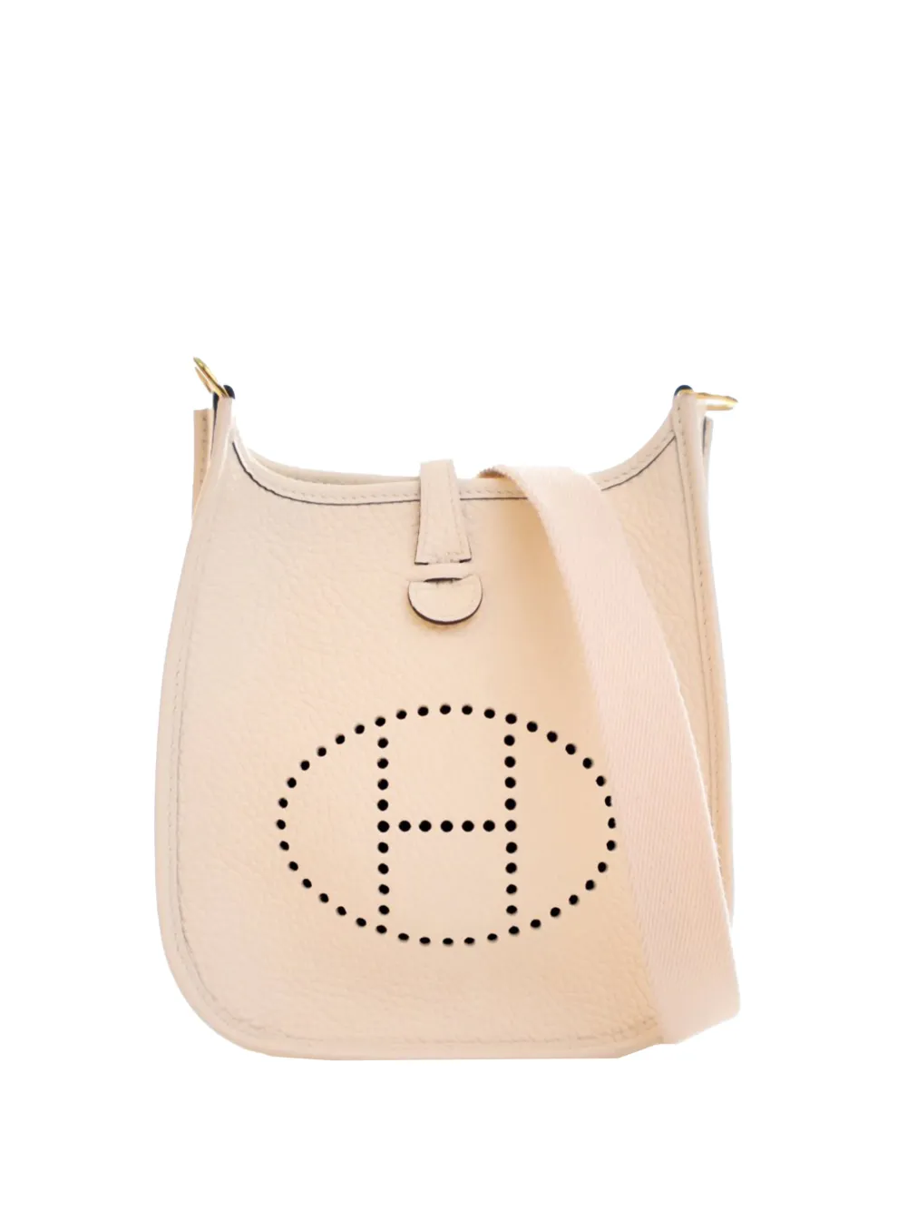 Hermès Pre-Owned 2023 Clemence Evelyne TPM crossbody bag - Bianco