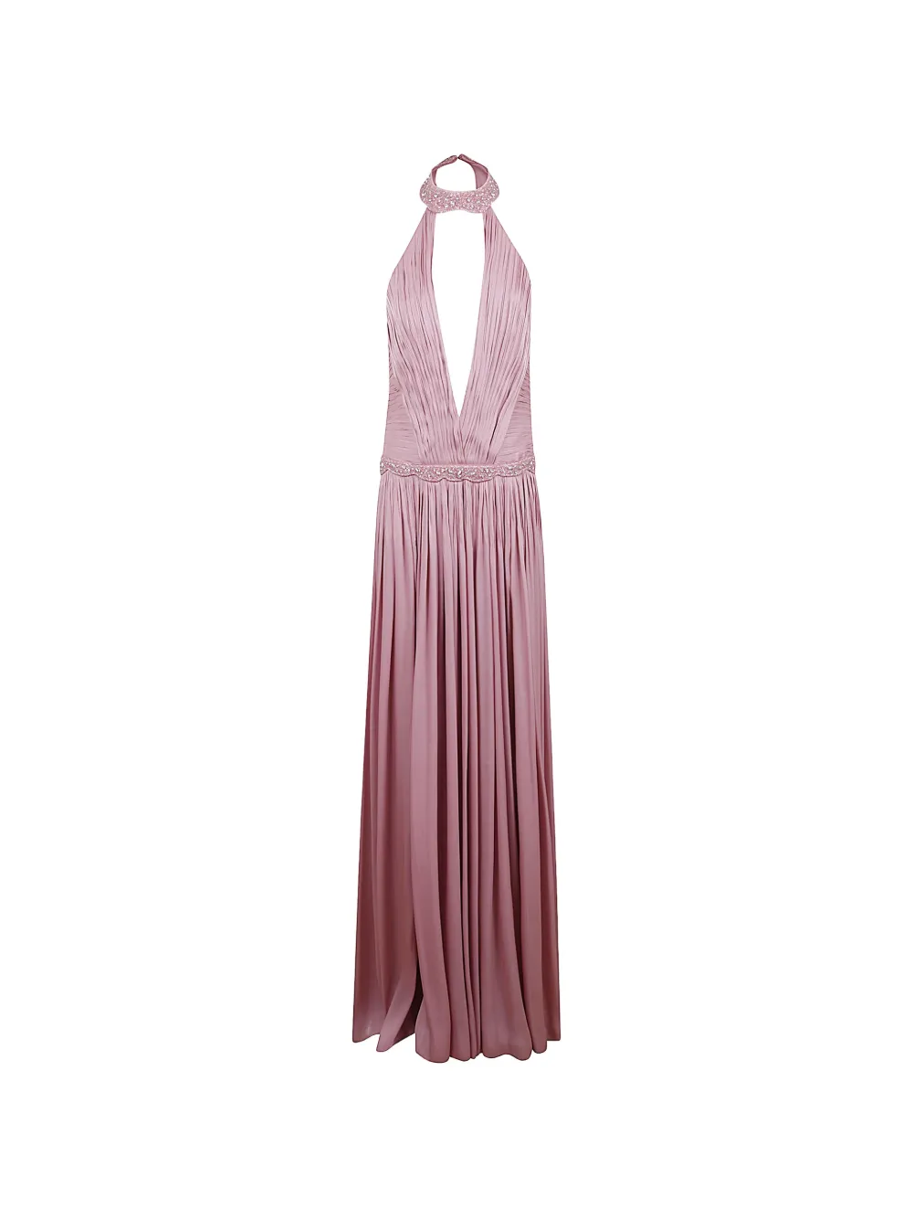Costarellos pleated maxi dress - Rosa