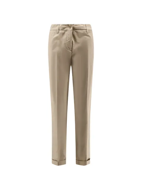 ASPESI pressed-crease turn-up trousers