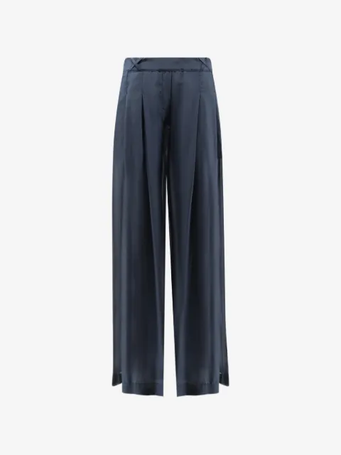 Semicouture pleated palazzo pants
