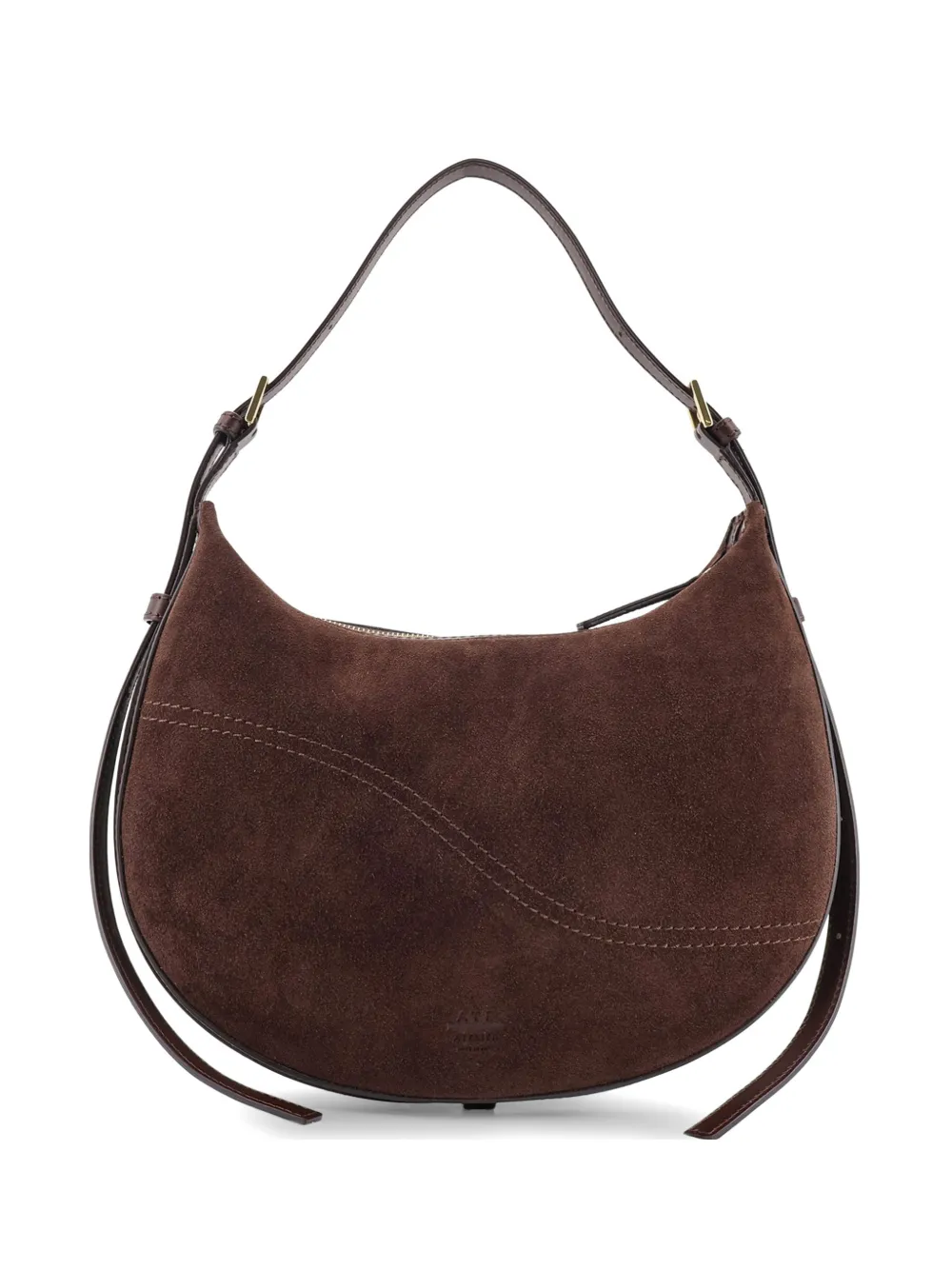 ATP Atelier Liveri suede tote bag - Marrone