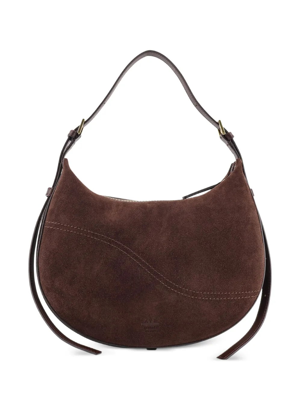 ATP Atelier Liveri suede tote bag - Marrone