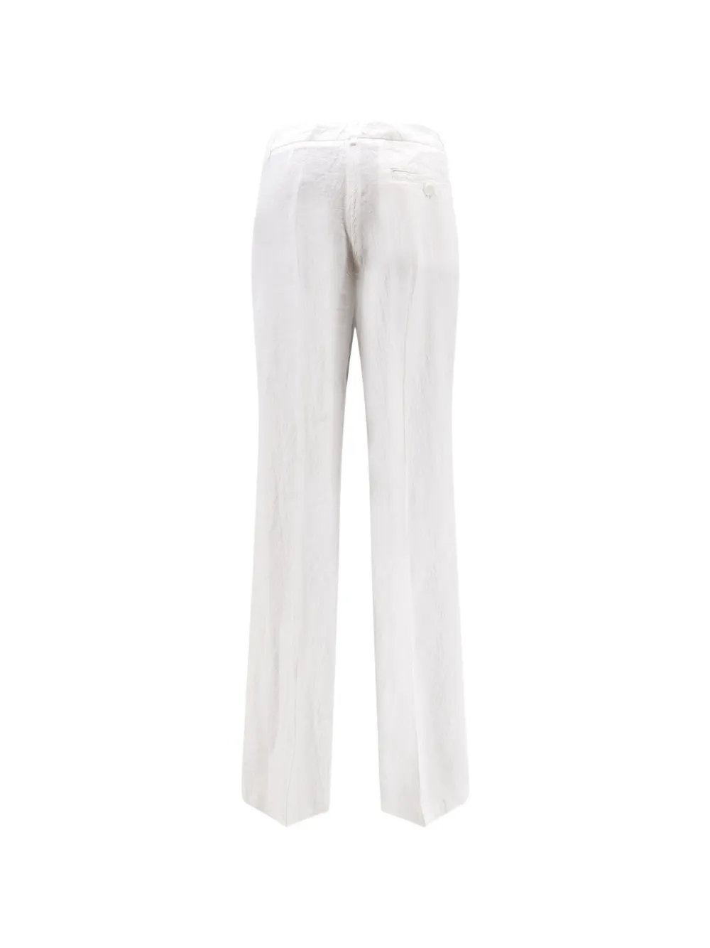 ASPESI Broek met wijde pijpen Wit