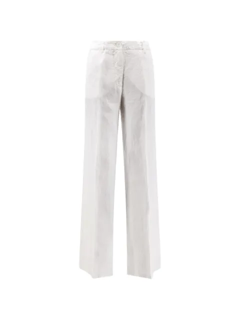 ASPESI pressed-crease wide-leg trousers