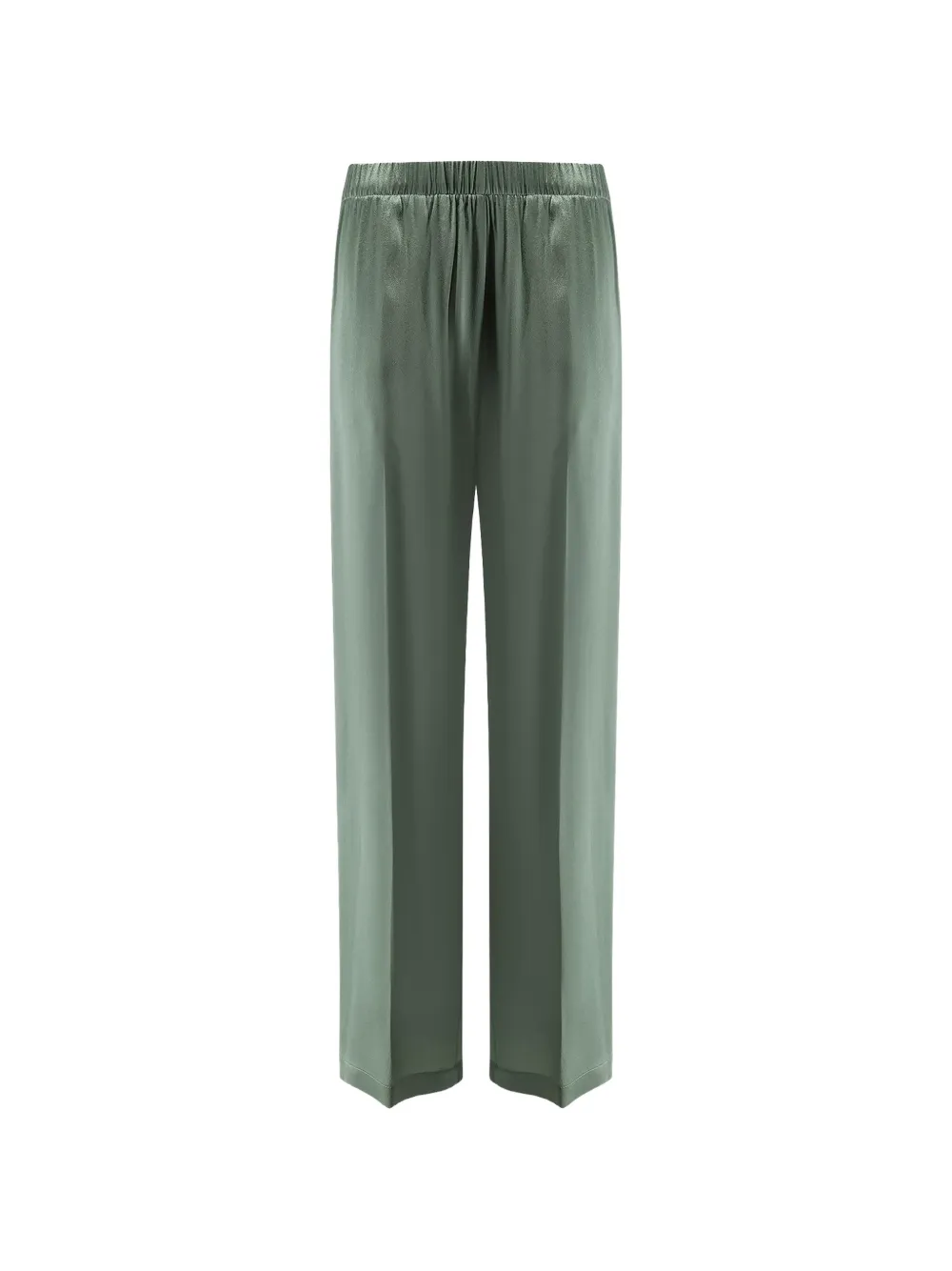 Semicouture elasticated wide trousers - Verde