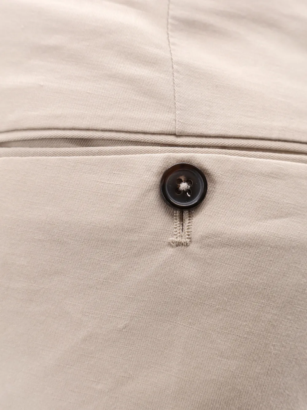 PT Torino Broek met knoopsluiting Beige