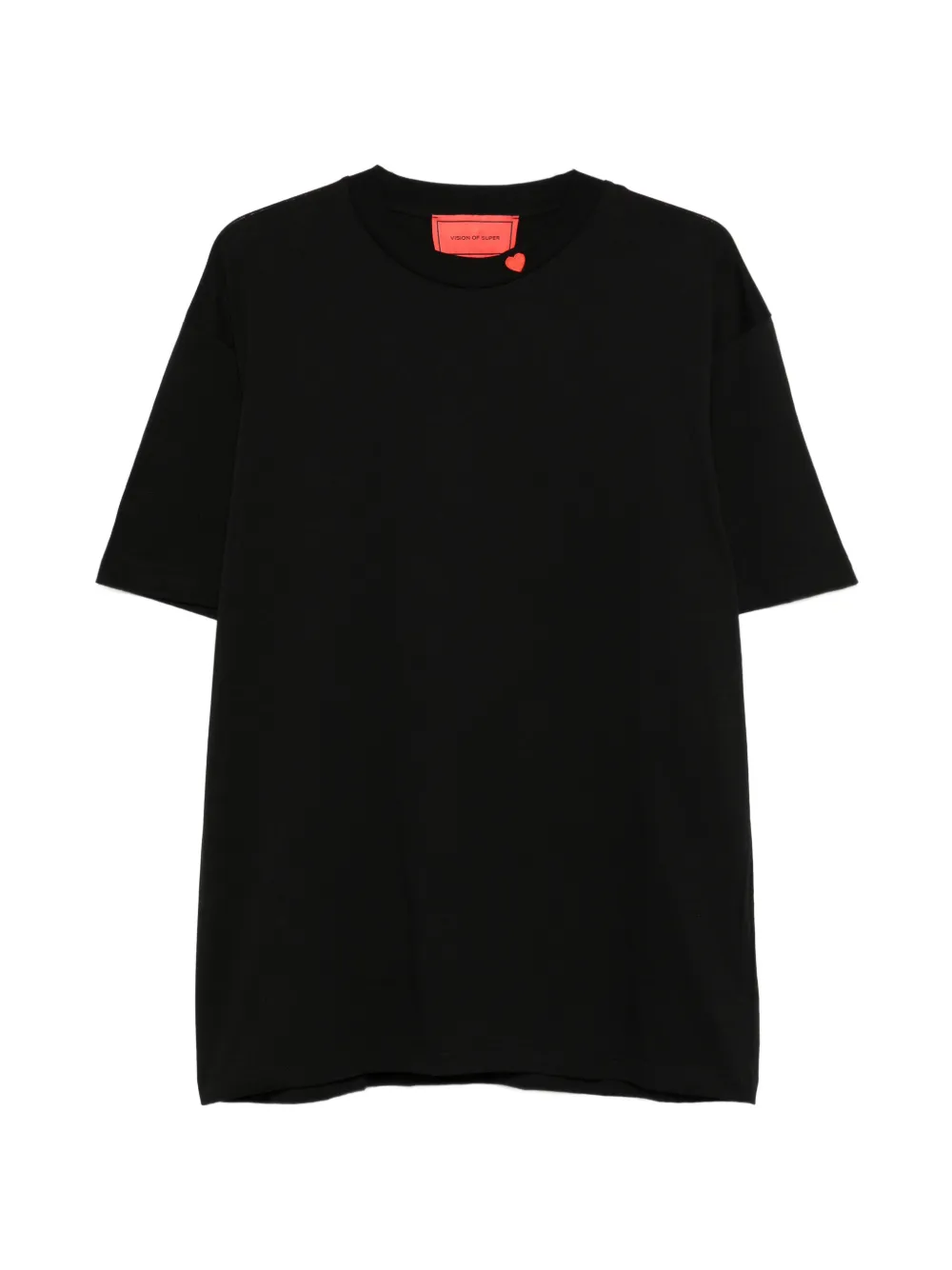 Vision Of Super heart-detail T-shirt - Nero