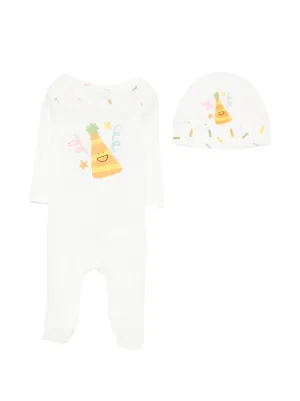 Stella McCartney Kids フローラル ボディスーツ 2枚組 | ピンク