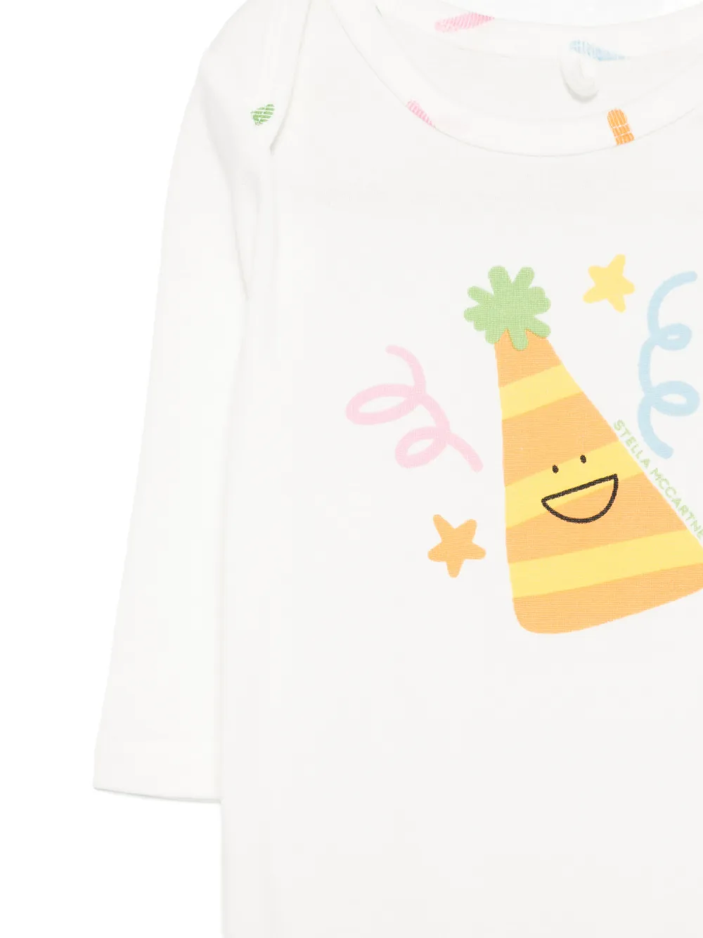  Stella Mccartney Kids Printed Rompers Set - White 