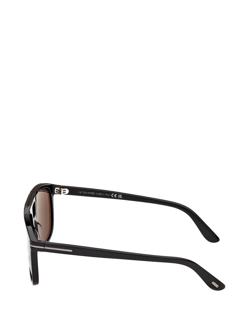 TOM FORD Eyewear Browline zonnebril Zwart