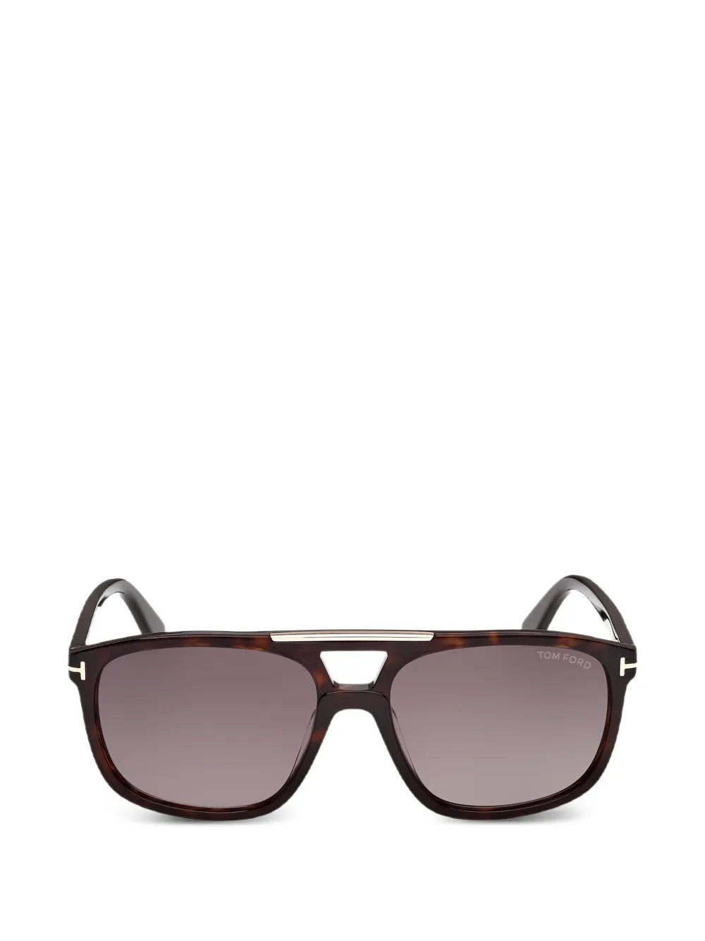 TOM FORD Eyewear browline sunglasses - Marrone