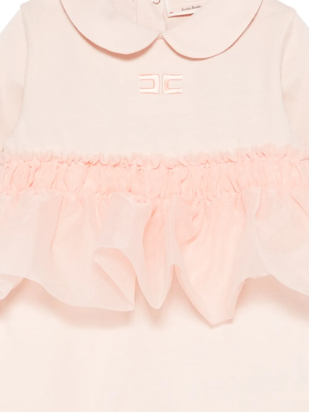  Elisabetta Franchi La Mia Bambina Ruffled Pajama - Pink 