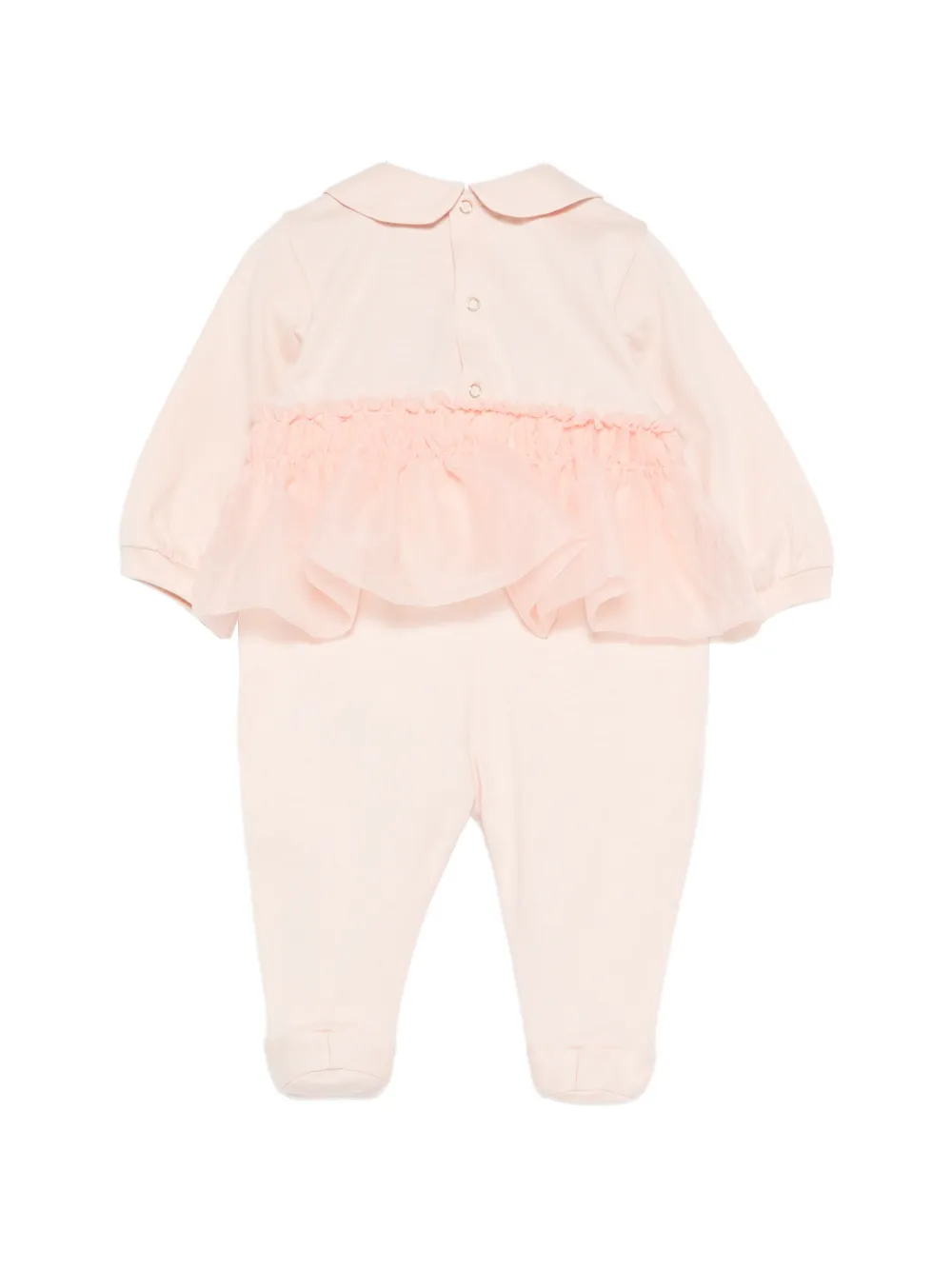  Elisabetta Franchi La Mia Bambina Ruffled Pajama - Pink 