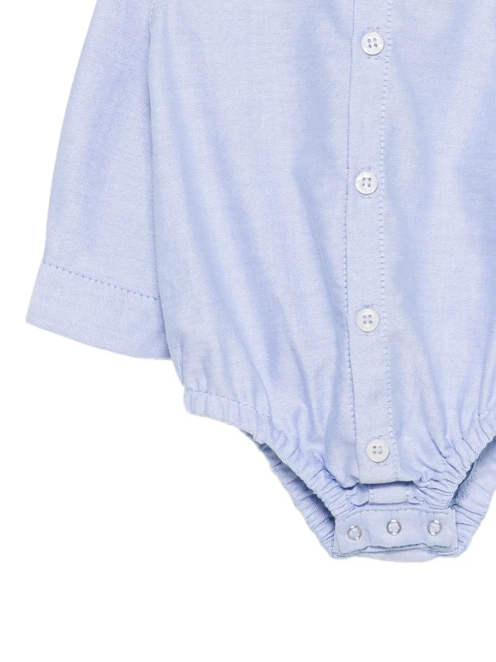  Fay Kids Sudadera Con Logo Bordado - Azul 
