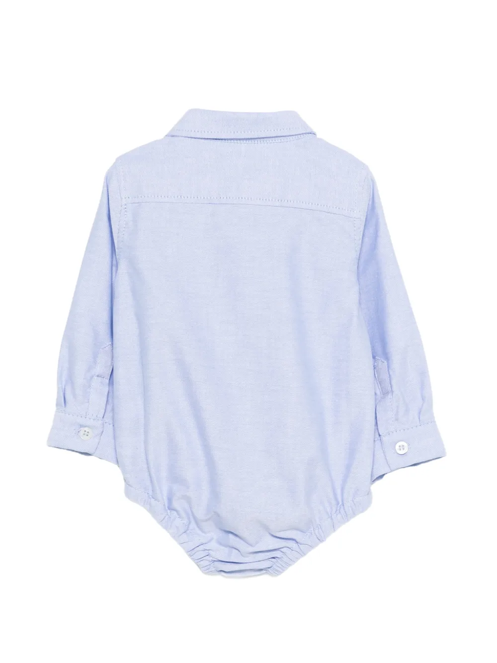  Fay Kids Sudadera Con Logo Bordado - Azul 