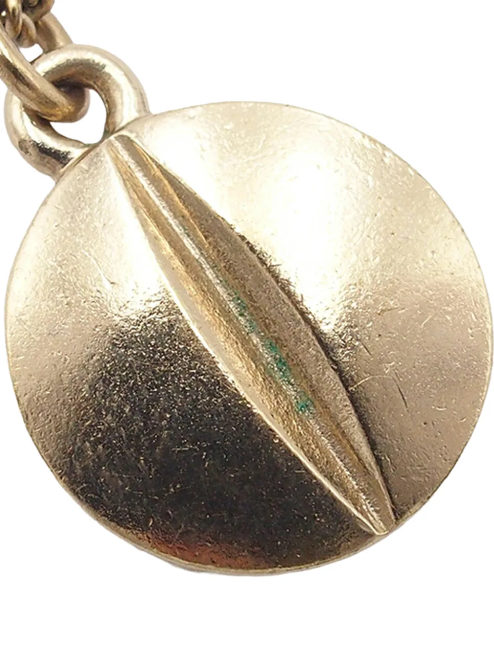 2007 Cc Gold Plated Pendant Necklace Costume Necklace