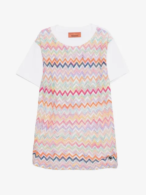 Missoni Kids t-shirt à motif zigzag