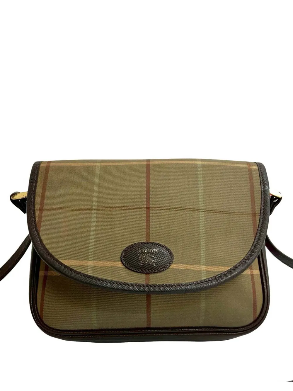 Burberry Pre-Owned 20th Century Vintage Check Canvas crossbody bag - Braun