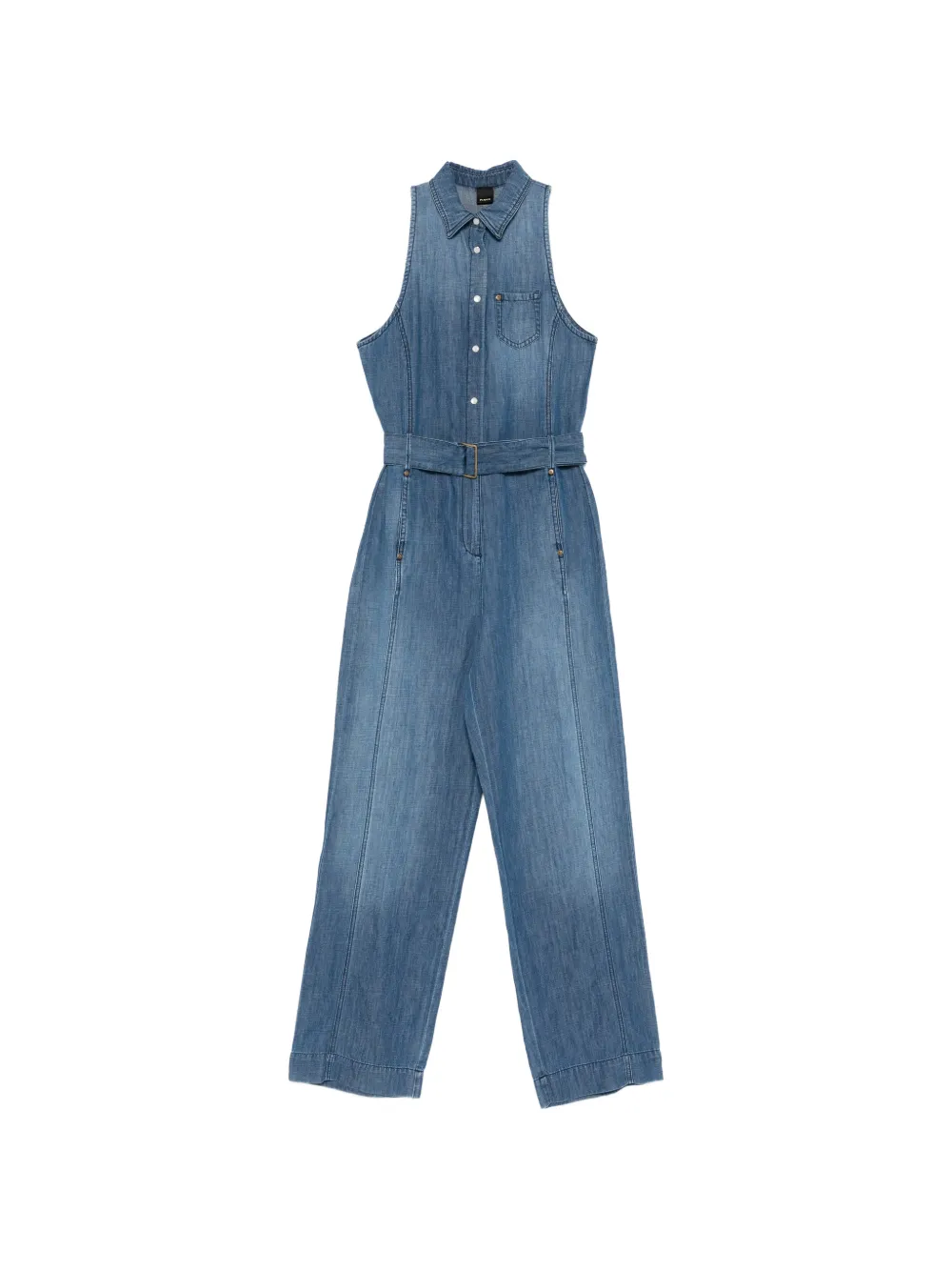 PINKO belted jumpsuit - Blu