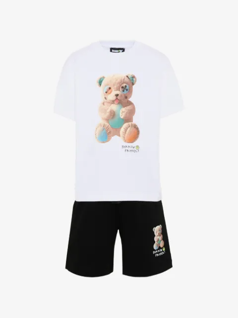 Barrow kids set de shorts con estampado gráfico