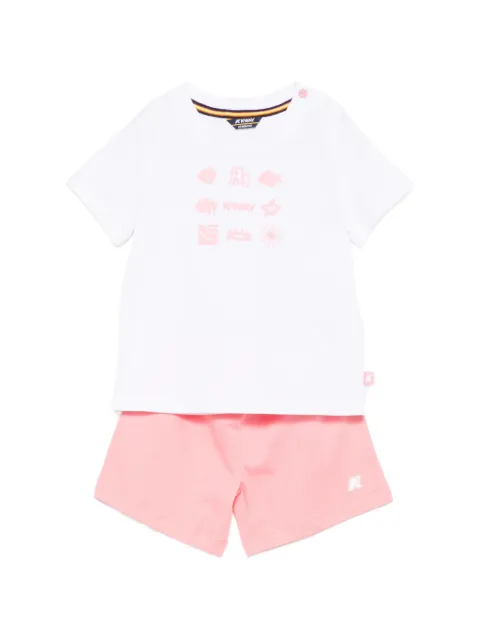 K-Way graphic-print shots set