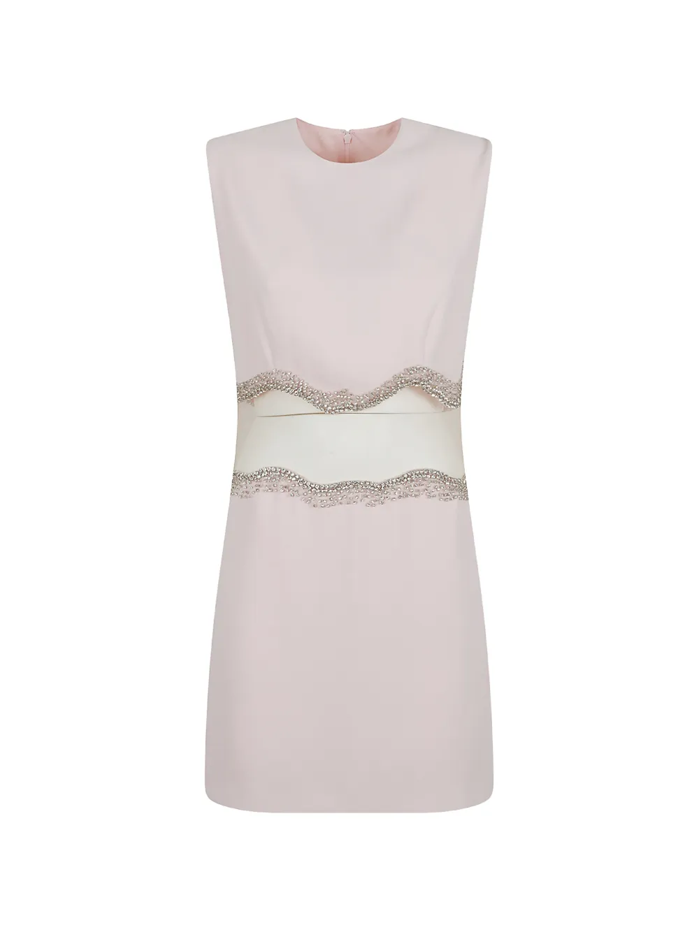 Costarellos Fayna crystal-embellished wave mini dress - Rosa
