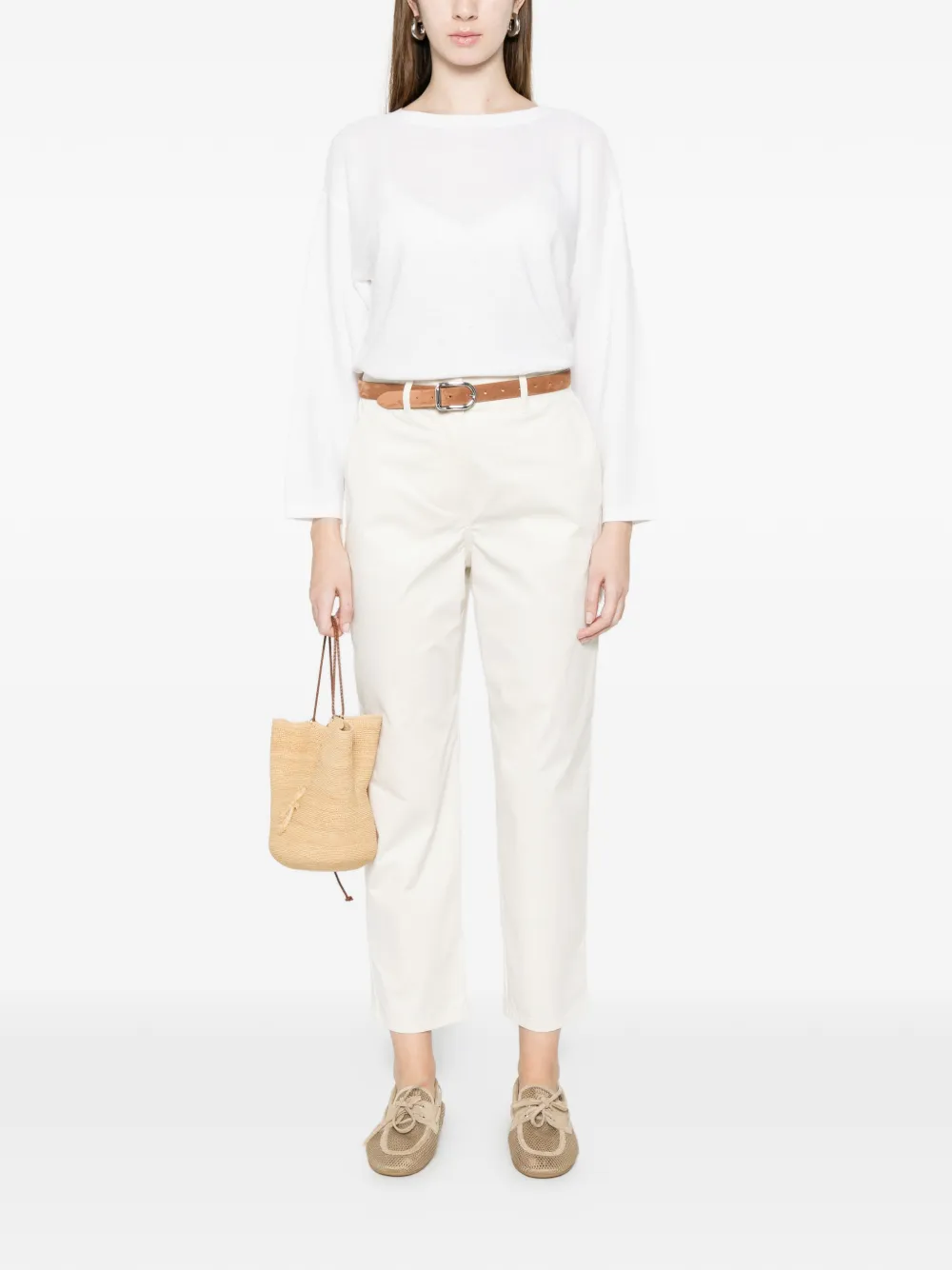  Marella Button Trousers - Neutrals 