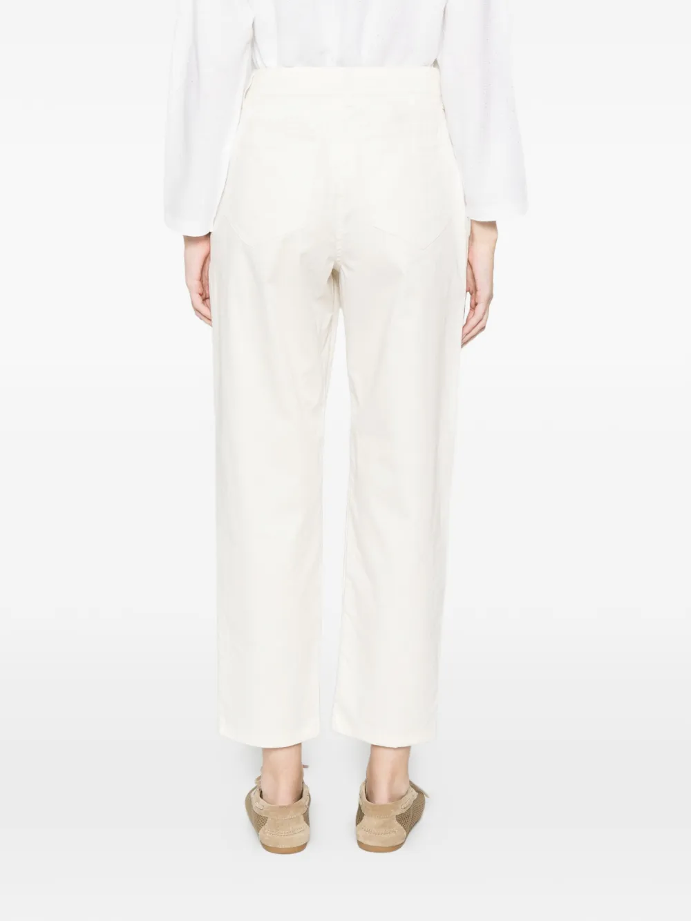 Marella Broek met knopen Beige