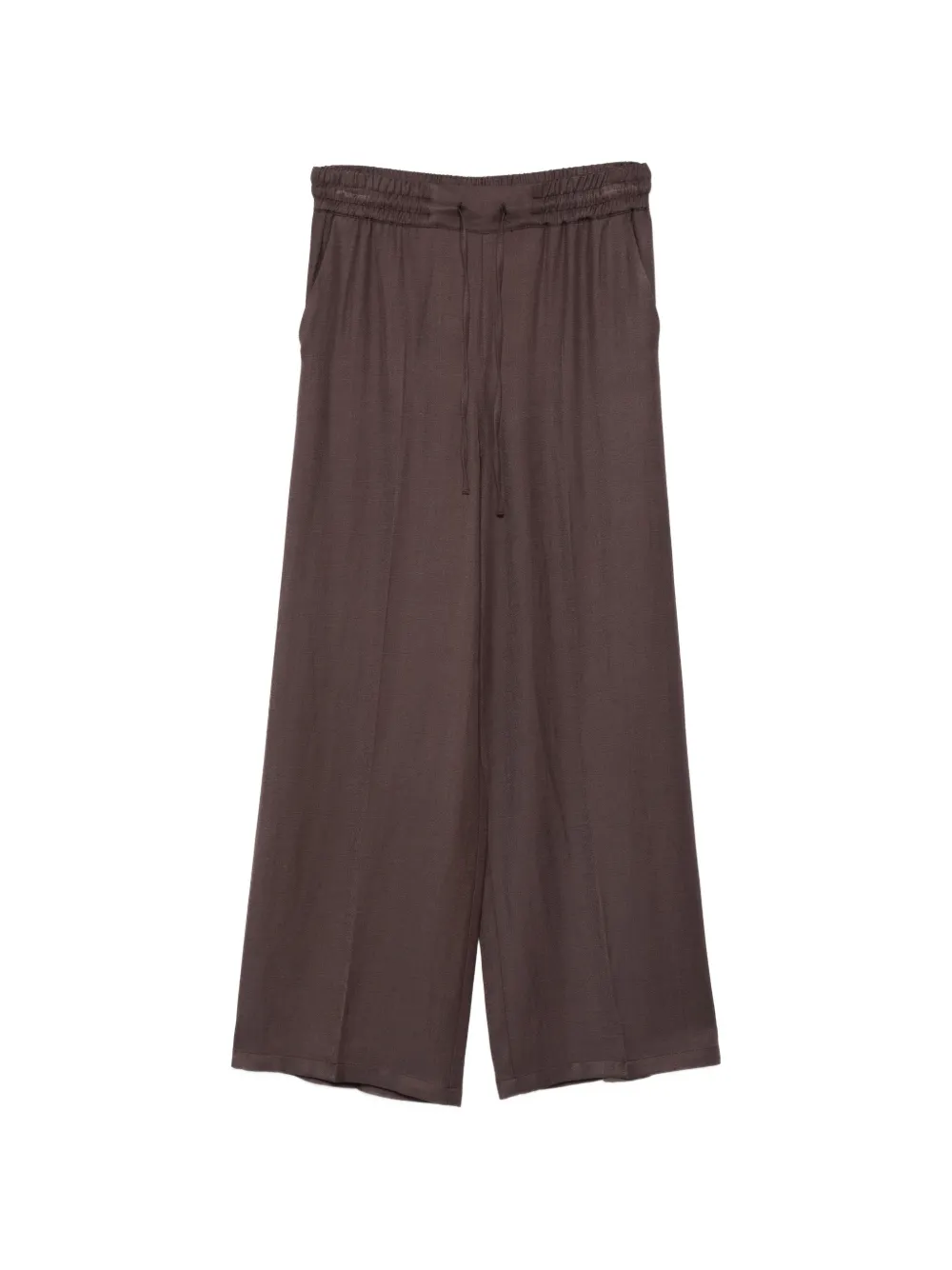 Marella drawstring-fastening trousers - Marrone
