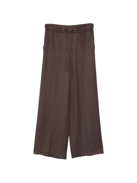 Marella drawstring-fastening trousers