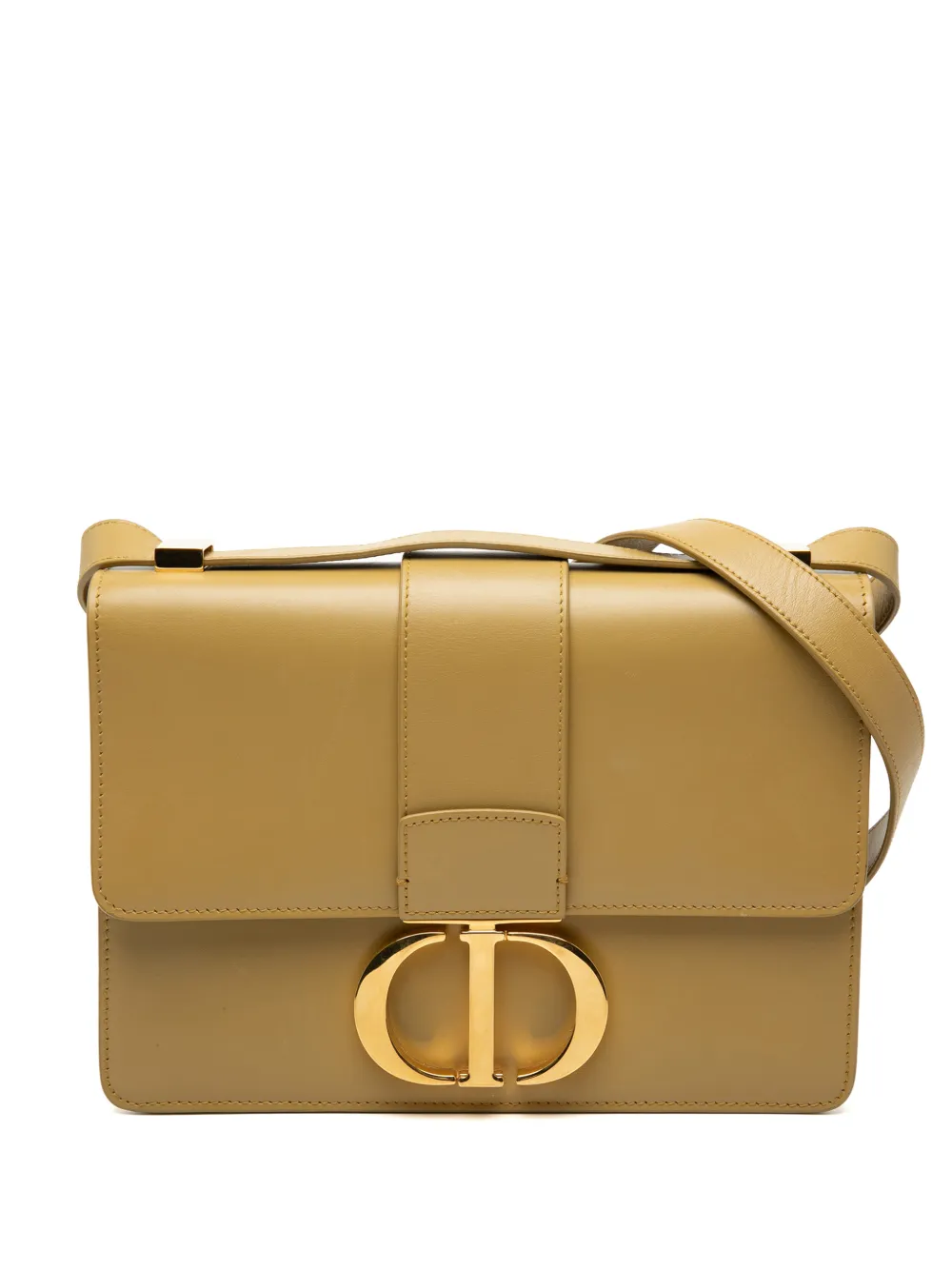 Christian Dior Pre-Owned 2019 Leather 30 Montaigne Flap crossbody bag - Marrone