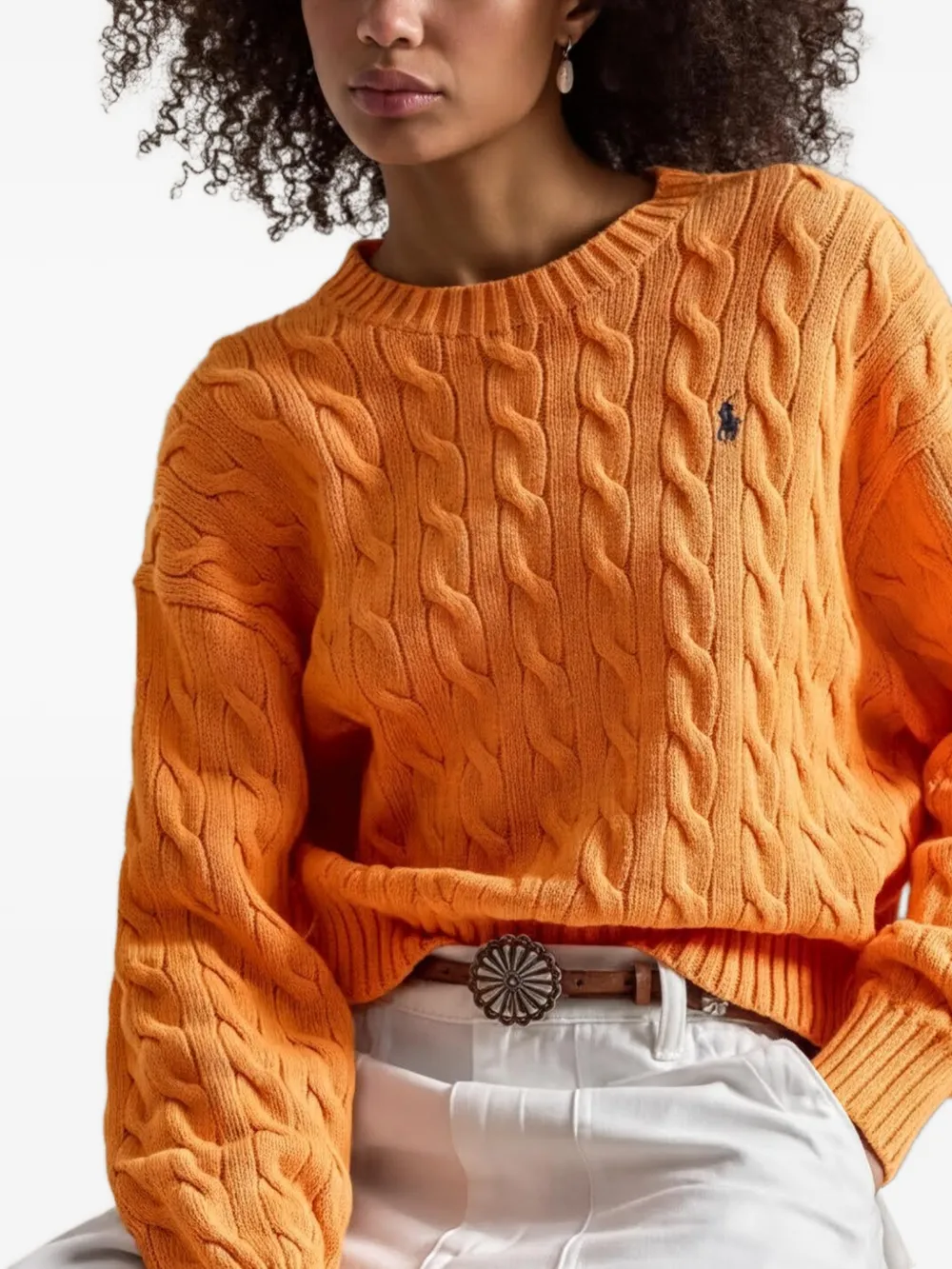 Polo Ralph Lauren Kabelgebreide trui Oranje