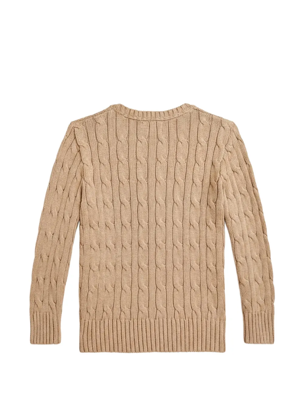 POLO RALPH LAUREN KIDS Kabelgebreide trui Beige