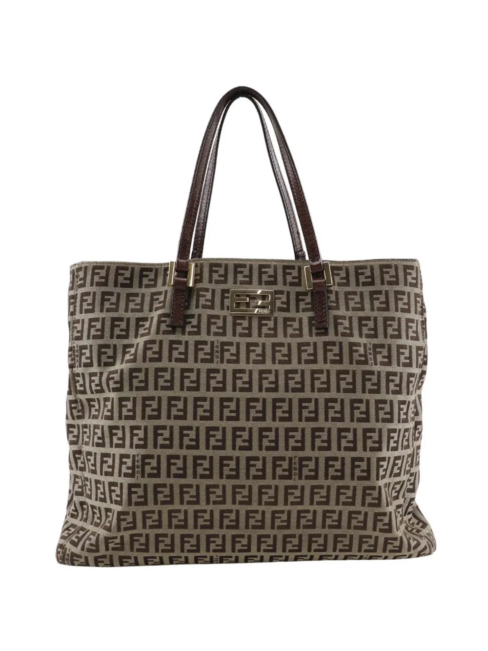 Fendi Pre-Owned 2000-2010 Zucchino Canvas tote bag - Marrone