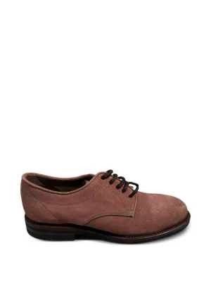 Brunello Cucinelli リバースカーフスキン ダービーシューズ | グレー