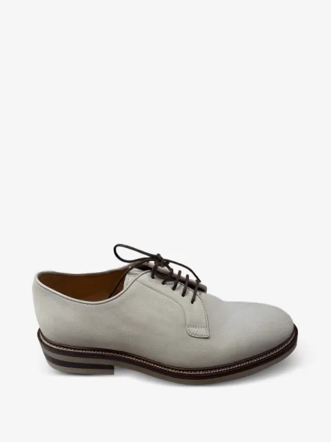 Brunello Cucinelli zapatos derby gris