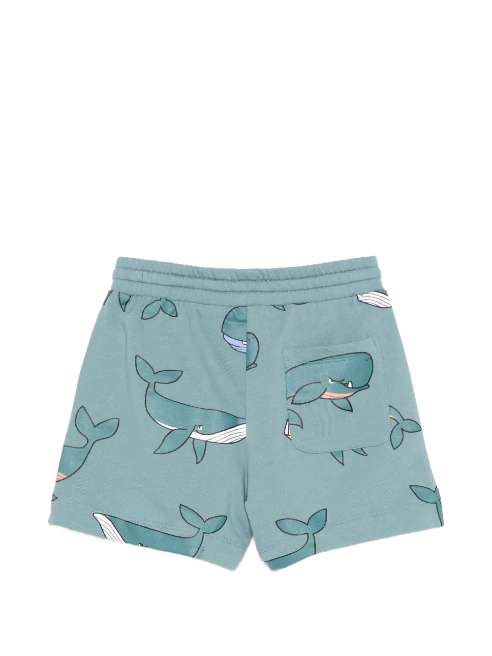 Whale-Print Shorts