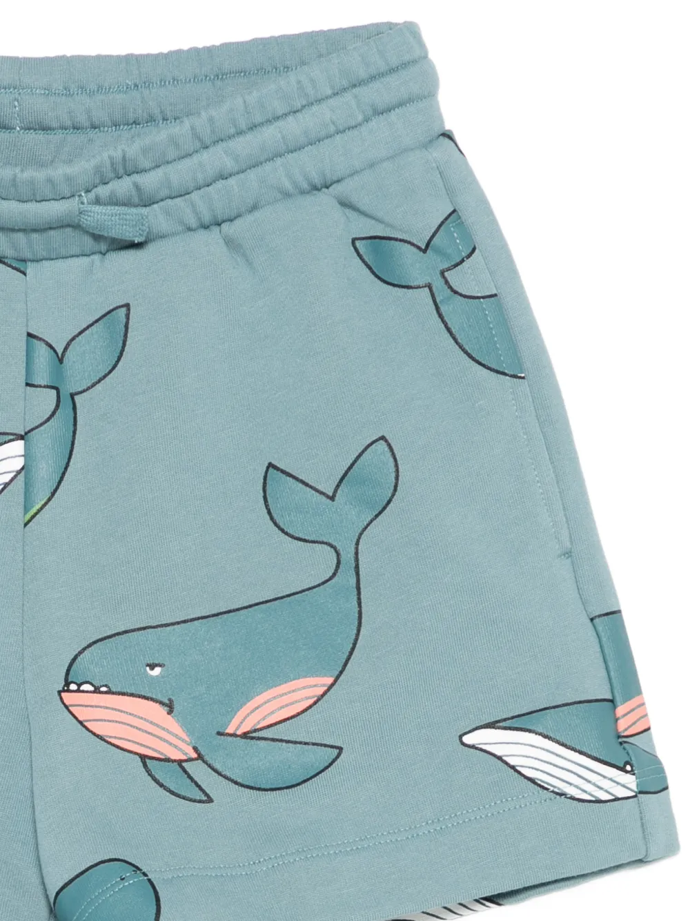 Whale-Print Shorts