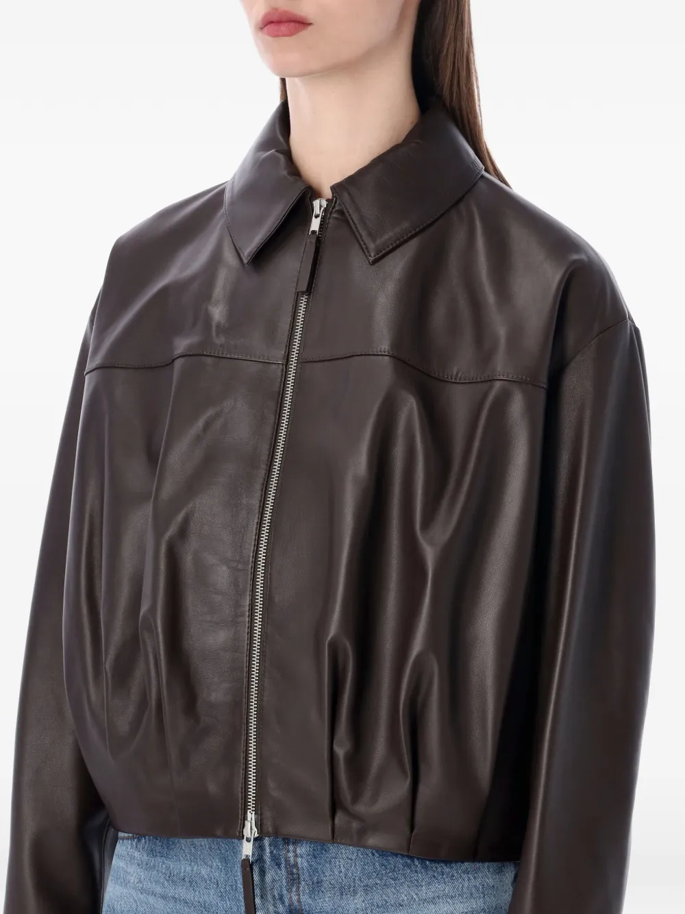  Sword Giacca Con Zip - Marrone 