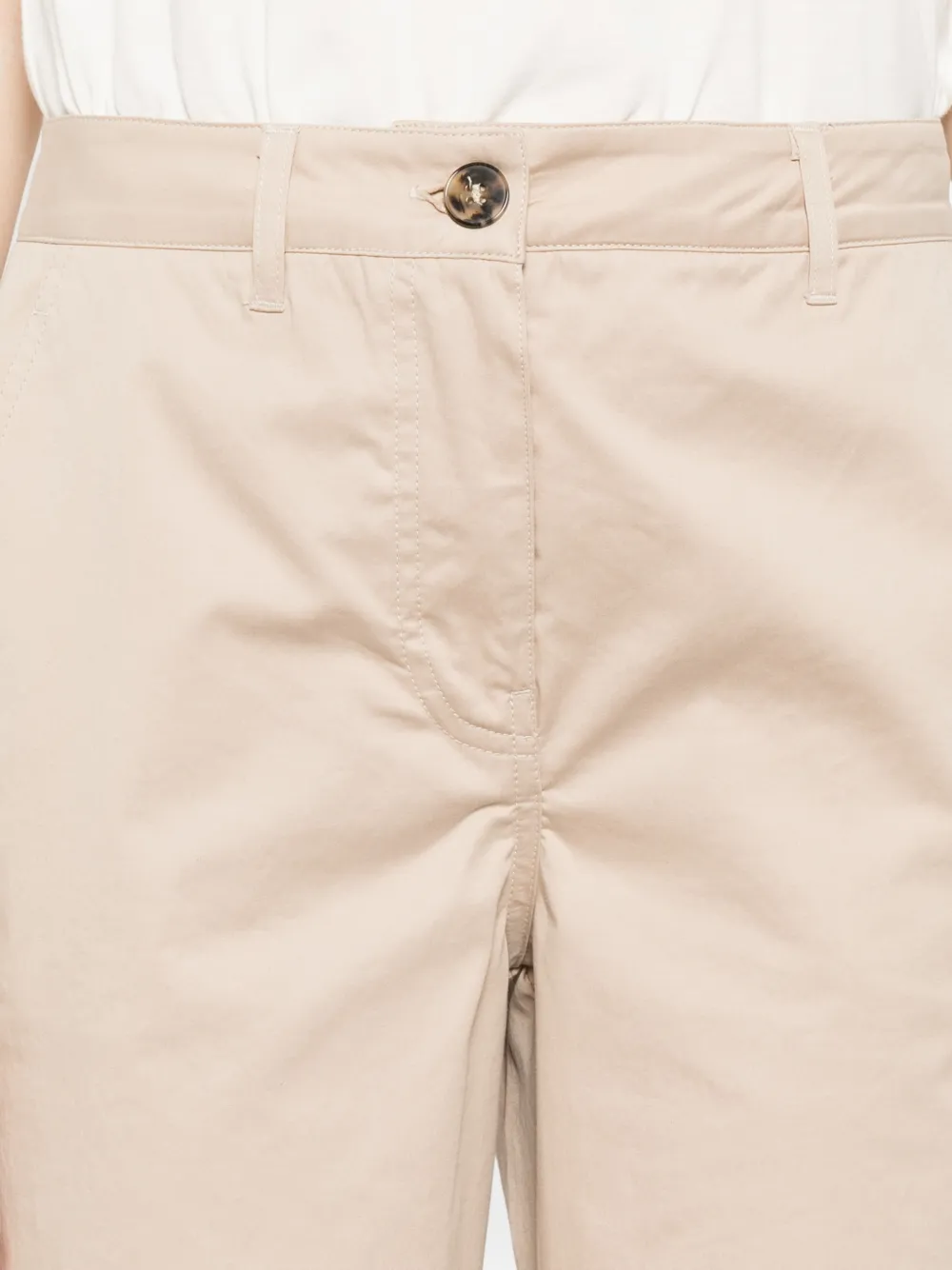 Marella Broek met knopen Beige