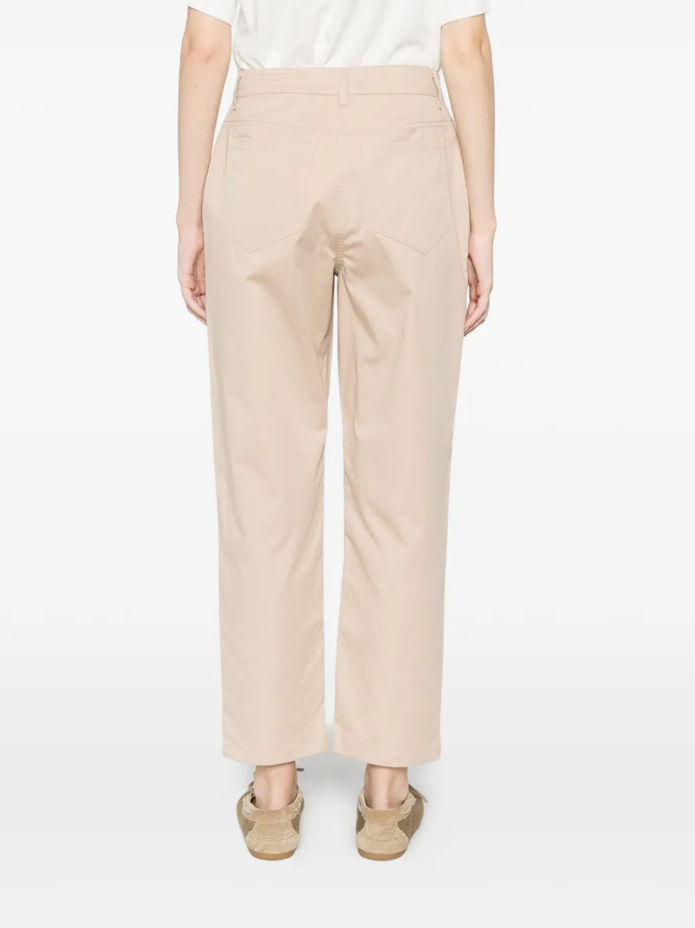 Marella Broek met knopen Beige
