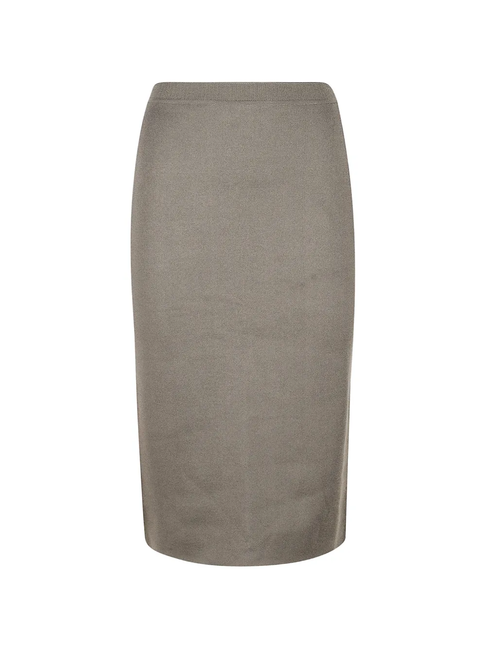 SA SU PHI fine-knit midi skirt - Grigio