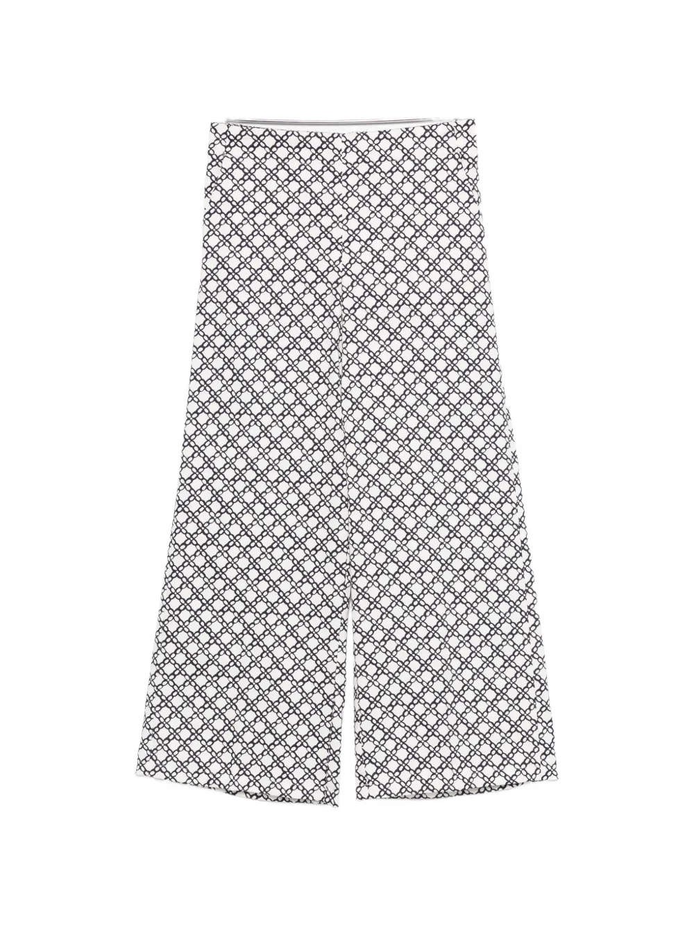 Marella patterned trousers - Bianco