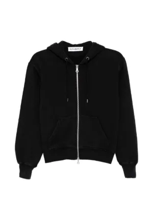 Logo-plaque Zip-up Hoodie