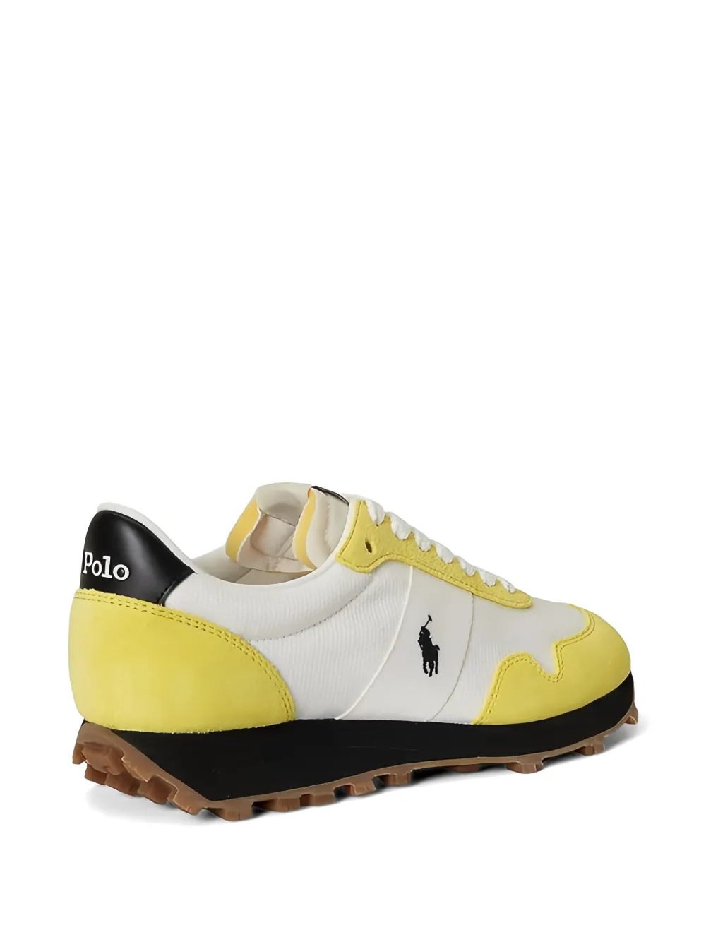 Polo Ralph Lauren logo suede sneakers Wit