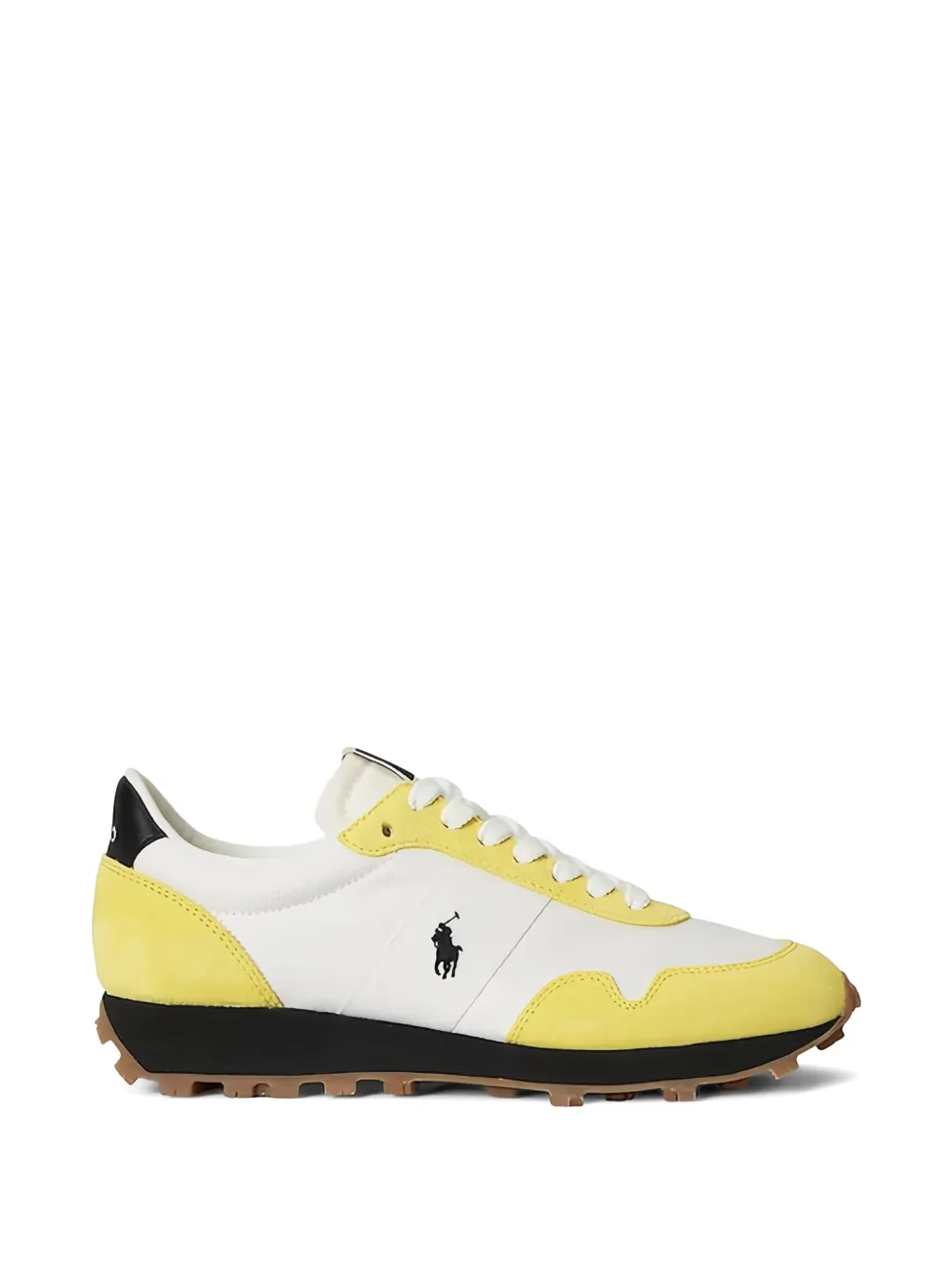 Polo Ralph Lauren logo suede sneakers Wit