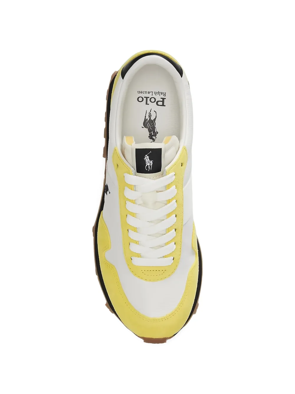 Polo Ralph Lauren logo suede sneakers Wit