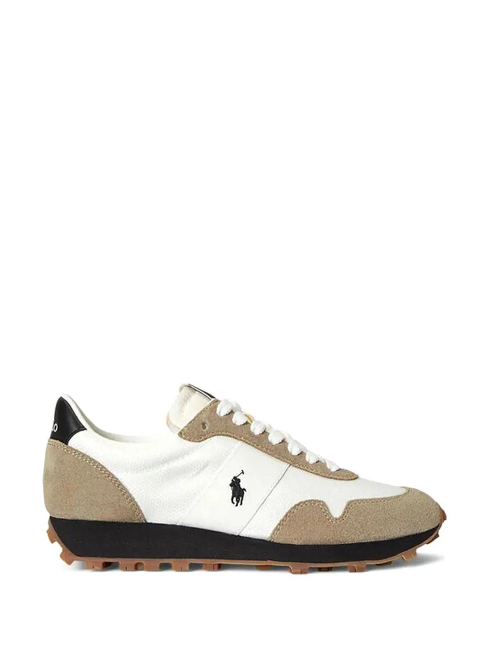 Polo Ralph Lauren logo suede sneakers Wit