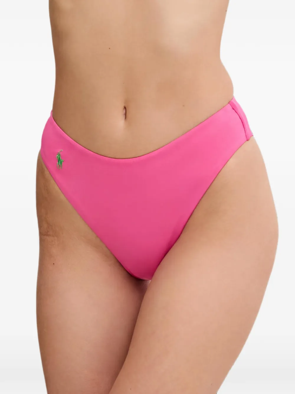 Polo Ralph Lauren logo-embroidered bikini bottoms - Rosa